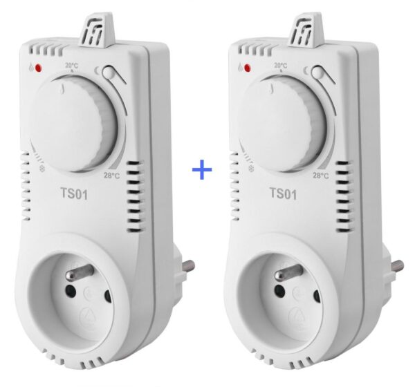 Termostat TS01 za vtičnico (2 kosa)